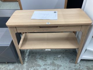 JOHN LEWIS MIRA CONSOLE TABLE IN OAK