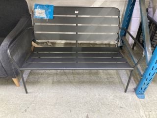 JOHN LEWIS METAL TWO SEATER GARDEN CHAIR