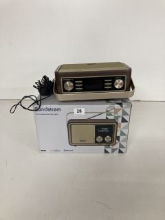 2 X SANDSTROM RETRO BLUETOOTH DAB RADIOS