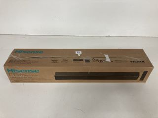 HISENSE 2.1 CHANNEL SOUNDBAR MODEL NO: HS214 (WITH REMOTE)