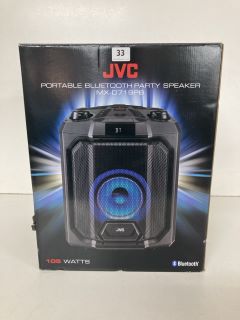 JVC PORTABLE BLUETOOTH PARTY SPEAKER MODEL NO: MX-D719PB