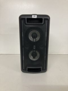 JVC PORTABLE BLUETOOTH PARTY SPEAKER MODEL NO: MX-D829PB