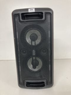 JVC PORTABLE BLUETOOTH PARTY SPEAKER MODEL NO: MX-D829PB