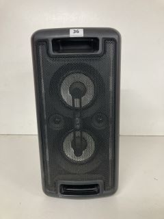 JVC PORTABLE BLUETOOTH PARTY SPEAKER MODEL NO: MX-D829PB (NO POWER CABLE)