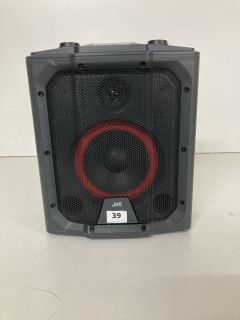 JVC PORTABLE BLUETOOTH PARTY SPEAKER MODEL NO: MX-D519PB (NO POWER CABLE)