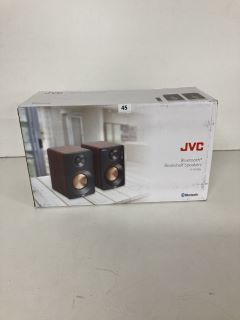 JVC BLUETOOTH BOOKSHELF SPEAKERS MODEL NO: XS-D629BM (WITH REMOTE)