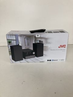 JVC WIRELESS MICRO DAB HI-FI MODEL NO: UX-D327B (WITH REMOTE)