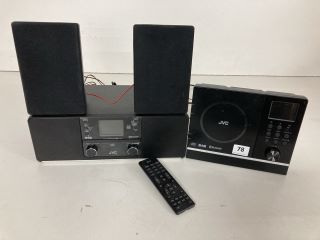 3 X AUDIO ITEMS TO INCLUDE JVC WIRELESS MICRO DAB HI-FI