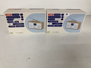 2 X LOGIK DAB+ RADIOS