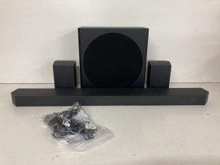 SAMSUNG Q930C SOUNDBAR, SUBWOOFER & SURROUND SPEAKERS (WITH REMOTE)