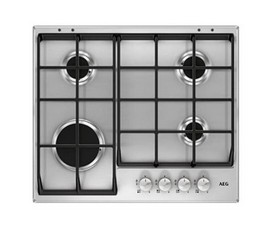 AEG 3000 SLIM LINE GAS HOB 60CM MODEL: HGE64200SM (IN PACKAGING) RRP: £239