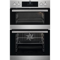 AEG INTEGRATED 6000 SURROUNDCOOK CATALYTIC DOUBLE OVEN MODEL: DCB331010M (IN PACKAGING) RRP: £599