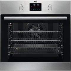 AEG 6000 STEAMBAKE PYROLYTIC SELF CLEAN INTEGRATED SINGLE OVEN MODEL: BPS355061M (IN PACKAGING) RRP: £699