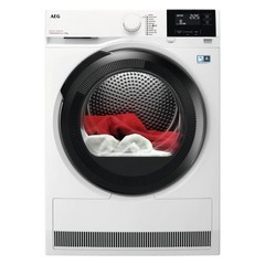 AEG FREESTANDING 8000 ABSOLUTE CARE HEAT PUMP 8KG TUMBLE DRYER MODEL: TR818P4B (IN PACKAGING) RRP: £749