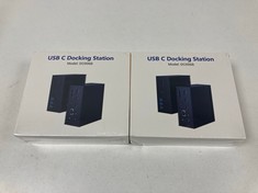 E-CROSSSTU GMBH 2 PCS X USB C DOCKING STATION DOCKING STATION IN BLACK: MODEL NO DC006B (2 PCS WITH SEALED BOXES). (SEALED UNIT). [JPTZ6532]