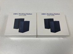 E-CROSSSTU GMBH 2 PCS X USB C DOCKING STATION DOCKING STATION IN BLACK: MODEL NO DC006B (2 PCS WITH SEALED BOXES). (SEALED UNIT). [JPTZ6530]