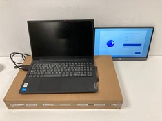 LENOVO V15 G2 ITL 256 GB LAPTOP IN SILVER (WITH BOX AND CHARGER, SCREEN DAMAGED AND NOT WORKING, REQUIRES EXTERNAL MONITOR, EXTERNAL MONITOR IN PICTURES IS NOT INCLUDED). I5-1135G7, 8 GB RAM, 15.6" S