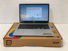 LAPTOP ACER CHROMEBOOK 315- 4H-COUT 50 GB (ORIGINAL RRP - 199,99 EUROS) IN SILVER (WITH BOX AND CHARGER). INTEL CELERON N4500, 8 GB RAM, [JPTZ6429].