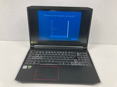 ACER NITRO 5 1 TB LAPTOP IN BLACK: MODEL NO AN515-55-78F6 (WITH CHARGER - NO BOX, KEYBOARD WITH FOREIGN LAYOUT). I7-10750H, 16 GB RAM, [JPTZ6448].