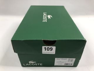 LACOSTE SIZE 4 TRAINERS