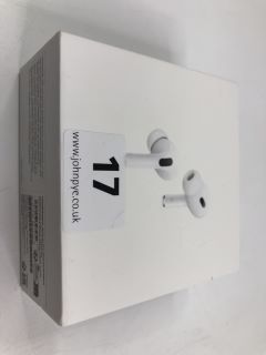 APPLE AIRPOD PRO EARPHONES IN WHITE: MODEL NO A2084 A2083 A2190 (WITH BOX)  [JPTN40107]