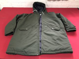 JACK JONES PLUS LOOP HOODED PARKER (SIZE 2XL)