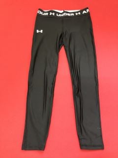 UNDER ARMOUR OLDER GILRS LEGGINGS (SIZE 11-12)