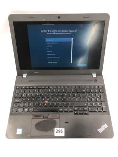 LENOVO THINKPAD E560 180GB LAPTOP IN BLACK. (UNIT ONLY). INTEL CORE I5-6200U, 8GB RAM,  [JPTN40130]