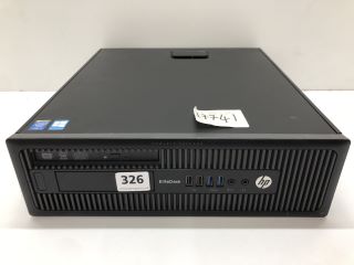 HP ELITEDESK 800 G1 SFF 256GB PC IN BLACK. (UNIT ONLY). INTEL CORE I5-4570 @ 3.20 GHZ, 8GB RAM,   [JPTN40131]