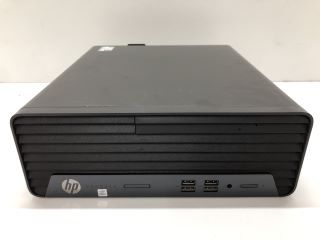 HP PRODESK 400 G7 SMALL FORM FACTOR 256GB PC IN BLACK. (UNIT ONLY). INTEL CORE I5-10500 @ 3.10GHZ, 8GB RAM,   [JPTN40127]