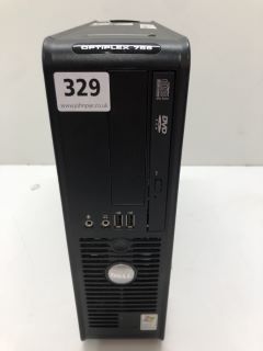 DELL OPTIPLEX 755 PC IN BLACK/GREY. (UNIT ONLY).   [JPTN40157]