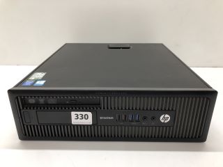 HP ELITEDESK 800 G1 SFF 256GB PC IN BLACK. (UNIT ONLY). INTEL CORE I5-4570 @ 3.20 GHZ, 8GB RAM,   [JPTN40128]