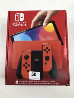 NINTENDO SWITCH OLED (MARIO RED EDITION) GAMING CONSOLE IN RED. (WITH BOX)  [JPTN40231]