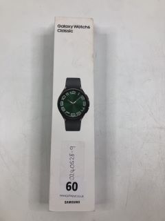 SAMSUNG GALAXY WATCH6 CLASSIC SMARTWATCH IN BLACK. (WITH BOX) [JPTN40245].