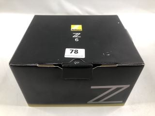 NIKON Z 6 MIRROR LESS CAMERA IN BLACK. (WITH BOX & CHARGE UNIT(NO BATTERY))  [JPTN40205]