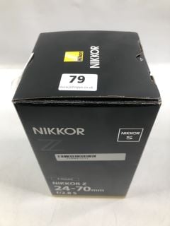 NIKON NIKKOR Z  24-70MM  F/2.8 S CAMERA LENS IN BLACK. (WITH BOX)  [JPTN40201]