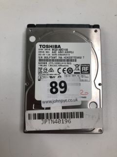 TOSHIBA 1TB DISK DRIVE SSD CARD IN SILVER. (UNIT ONLY) [JPTN40196].