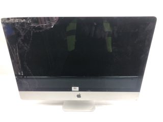 APPLE IMAC 512GB PC IN SILVER: MODEL NO A2115 (DAMAGED CASE/SCREEN). INTEL CORE I5, 8GB RAM,   [JPTN40188]