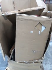 PALLET OF ASSORTED FURNITURE INCLUDING SHOE RACK SONGMICS GKR71YL (MAYBE BROKEN OR INCOMPLETE)