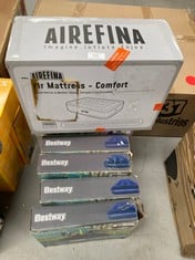 6 X INFLATABLE MATTRESSES INCLUDING AIRFINA IMAGINE INFLATE ENJOY .