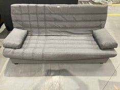 3 SEATER SOFA BED GREY COLOUR.
