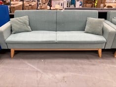 3 SEATER SOFA BED REINE MINT GREEN .