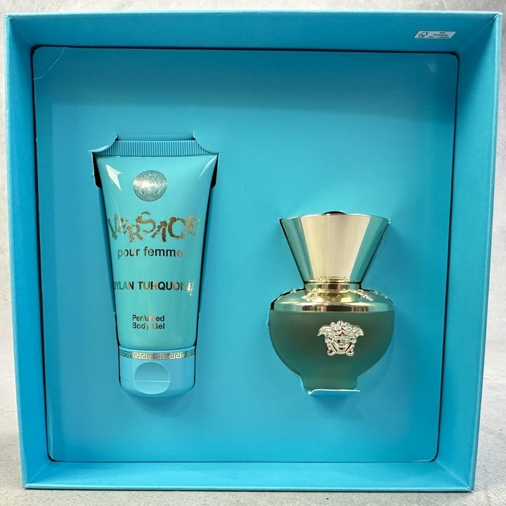 Versace 'Dylan Turquoise Pour Femme' Unused 30Ml Eau De Toilette And 50ml Perfumed Body Gel (MPSD46007056) (VAT ONLY PAYABLE ON BUYERS PREMIUM)