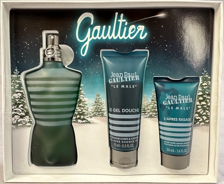 Jean Paul Gaultier 'Le Male' Unused 125Ml Eau De Toilette, 75ml Shower Gel And 50ml After Shave Balm (MPSS01820646) (VAT ONLY PAYABLE ON BUYERS PREMIUM)
