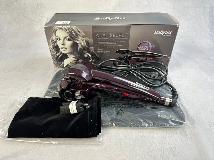BaByliss Curl Secret Automatic Hair Curler Boxed (MPSS01820648) (VAT ONLY PAYABLE ON BUYERS PREMIUM)
