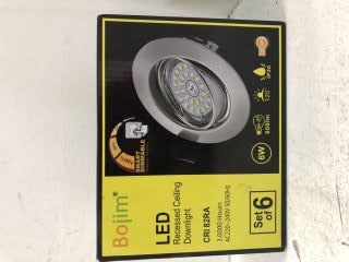 CAGE OF ITEMS TO INCLUDE LED RECESSED CEILING DOWNLIGHT