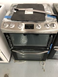 SILVER COOKER WITH GLASS TOP (VIEWING ADVISED)