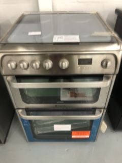 HOTPOINT HUG 31 SILVER COOKER WITH GLASS TOP