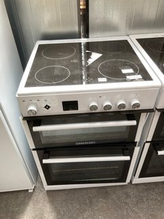 COOKOLOGY 60CM COOKER WITH CERAMIC HOB: MODEL CFDO600WH - RRP £399: LOCATION - A7