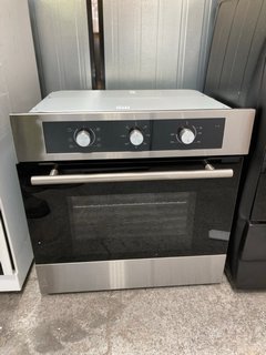 COOKOLOGY 65L STAINLESS STEEL BUILT IN ELECTRIC FAN OVEN: MODEL COF600SS - RRP £189.99: LOCATION - A7